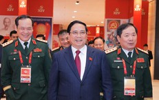 Hình ảnh đại biểu dự Đại hội XIV của Đảng trong ngày làm việc thứ ba