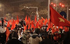 Hà Nội: Đêm không ngủ mừng U23 Việt Nam giành huy chương đồng châu Á