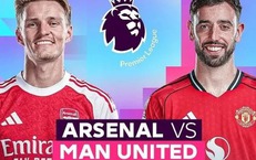 Lịch thi đấu bóng đá hôm nay 23/1: Arsenal đại chiến Man United