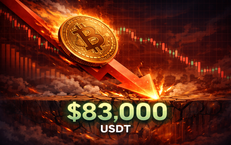 Bitcoin có biến, đột ngột giảm xuống 83.000 USDT trong đêm