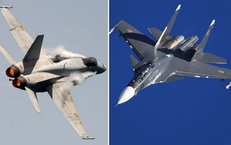 Tiêm kích Su-30SM Nga 'chạm trán' F-18 Tây Ban Nha trên biển Baltic