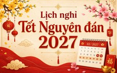 Bộ Nội vụ thông báo lịch nghỉ Tết Nguyên đán, Quốc khánh năm 2027