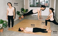 15 phút tập luyện mỗi ngày giúp cơ thể dẻo dai, giảm mỡ thừa