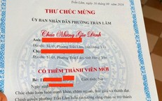 Cảnh báo việc đăng lên mạng 'thư chúc mừng', 'giấy khai sinh', 'giấy kết hôn'