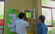 Hình ảnh loạt máy cứu tim khẩn cấp nơi công cộng ở Khánh Hòa