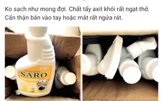 Vì sao tẩy đa năng SARO khiến người dùng gặp khó chịu ở đường thở?