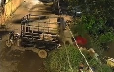 Người đàn ông đổ cả xe ba gác rác xuống kênh ở TP.HCM gây bức xúc