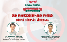 Truyền hình trực tuyến: Cảnh báo sức khỏe 85% trên bao thuốc - Đột phá chính sách vì tương lai