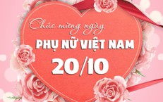 Những mẫu thiệp chúc mừng ngày Phụ nữ Việt Nam 20/10 đẹp nhất 2026