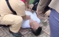 Kịp thời cứu nam thanh niên nhảy cầu Bến Lức xuống sông Vàm Cỏ Đông