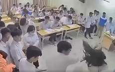  Sở GD&amp;ĐT Hà Nội thông tin về vụ nam sinh đấm cô giáo tại lớp