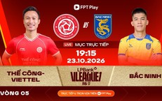 Lịch thi đấu bóng đá hôm nay ngày 23/10 - 24/10: Sôi động V-League