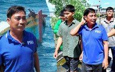 4 ngư dân bám mũi tàu cầu cứu giữa đêm, bật khóc tưởng không thể trở về