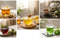 Mắc cúm A nên uống trà gì để làm dịu họng, bổ sung nước?