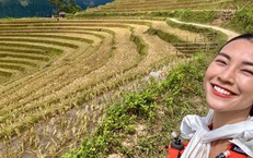Á hậu Hoàng Oanh có trải nghiệm đáng nhớ ở Mù Cang Chải