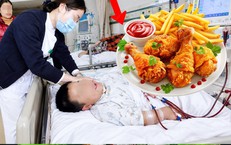 Cậu bé 8 tuổi suy thận do ăn gà rán, uống trà sữa thay nước lọc