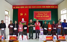 Hàng trăm dân bản vùng biên được trao quà, khám, phát thuốc miễn phí