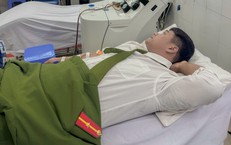 Thiếu úy Công an hiến tiểu cầu cứu bệnh nhân cao tuổi nguy kịch