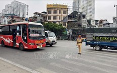 Cảnh sát giao thông sẽ dẫn đường, hỗ trợ các đoàn chở nhân dân về quê ăn Tết