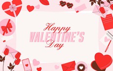 Những mẫu thiệp Valentine 14/2 đẹp nhất 2026