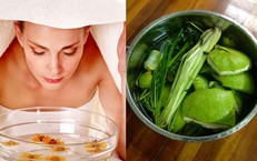 Xông hơi bằng thảo dược lấy lại làn da tươi sáng, mịn màng sau Tết