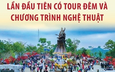 Lần đầu tiên có tour đêm Lễ hội Gióng đền Sóc