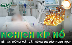 Nghịch kíp nổ tự chế, bé trai hỏng mắt và thủng dạ dày nguy kịch