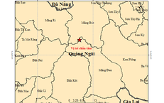 Động đất 3.2 độ ở Quảng Ngãi gây rung lắc nhẹ