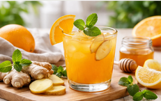 Nước cam gừng – Thức uống buổi sáng giúp tăng miễn dịch, khỏe mạnh từ bên trong