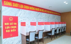 ẢNH: Công tác chuẩn bị bầu cử tại bệnh viện dự kiến có khoảng 3.400 cử tri