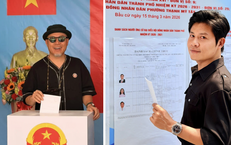 Nhạc sĩ Nguyễn Văn Chung, NSND Mỹ Uyên rộn ràng đi bầu cử, tự hào ngày hội non sông