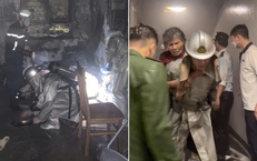 Hà Nội: Cháy căn hộ chung cư Ecohome, 3 người được giải cứu