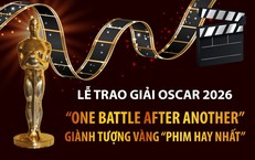 Giải Oscar 2026: 'One Battle After Another' giành tượng vàng 'Phim hay nhất'
