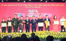 Trao 34 giải báo chí về xây dựng Đảng và hệ thống chính trị Thủ đô
