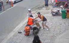 Mâu thuẫn nhận hàng, người đàn ông đánh nữ shipper