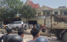 Ba ô tô tông liên hoàn trên quốc lộ 1, tài xế tử vong trong cabin