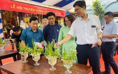 Độc đáo hội thi hoa Thủy tiên trong lễ hội Thánh Mẫu Lê Chân