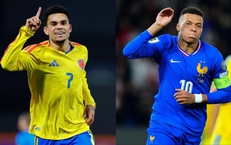 Lịch thi đấu bóng đá hôm nay ngày 29/3 - 30/3: Đội tuyển Pháp đấu Colombia