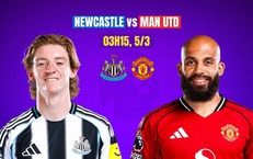 Kênh và link xem trực tiếp MU đấu Newcastle ngày 5/3