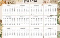 Lịch âm 7/3 - Âm lịch hôm nay 7/3 - Lịch vạn niên ngày 7/3/2026