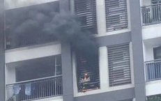 TPHCM: Cháy căn hộ tầng 10 ở chung cư cao tầng trên đường Nguyễn Hữu Cảnh
