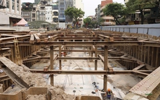 Cận cảnh 'siêu bể' chống ngập dưới lòng phố cổ Hà Nội