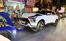 Hà Nội: Nữ tài xế ô tô tông liên hoàn nhiều xe trên phố Doãn Kế Thiện