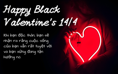 Những mẫu thiệp Valentine 14/4 - Valentine đen đẹp nhất 2026