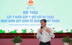 ‘Chốt giờ G’ cho Nghị định quản lý mỹ phẩm: Đặt sức khỏe người dân lên trên hết