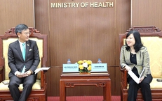 Bộ trưởng Đào Hồng Lan tiếp, làm việc với Đại sứ Đặc mệnh toàn quyền Ấn Độ tại Việt Nam