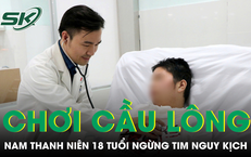 Nam thanh niên 18 tuổi ngưng tim nguy kịch khi đang chơi cầu lông