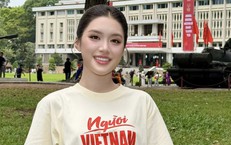 Phương Oanh gây chú ý với hình ảnh lần đầu tại Dinh Độc Lập