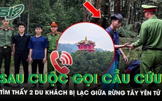 4 giờ nghẹt thở giải cứu 2 du khách bị lạc giữa rừng Tây Yên Tử sau cuộc gọi cầu cứu