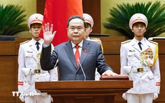 Thông qua Nghị quyết bầu đồng chí Trần Thanh Mẫn giữ chức Chủ tịch Quốc hội khóa XVI